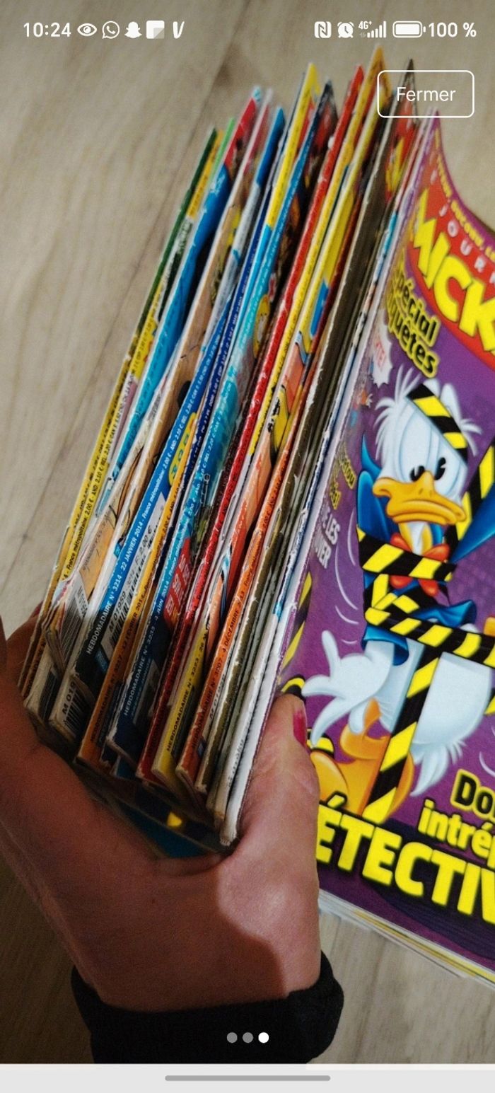 Lot de 48 magazines le journal de mickey - photo numéro 3