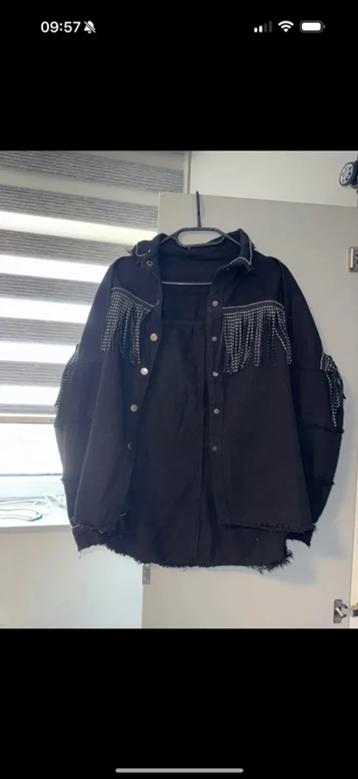 Magnifique veste noir taille L - photo numéro 3