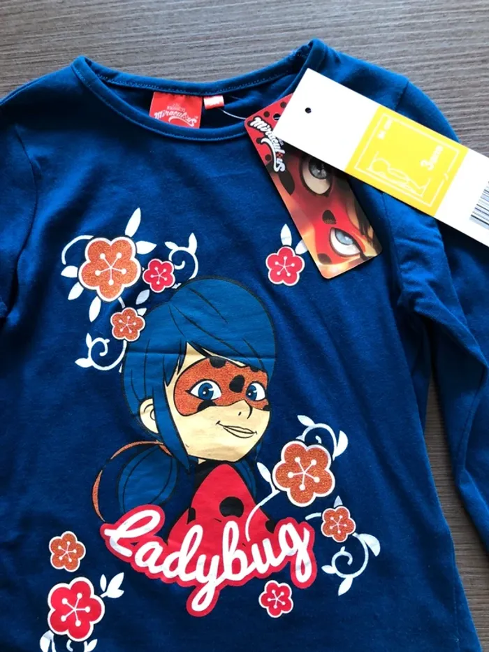 Tee shirt miraculous disney 3 ans - photo numéro 2