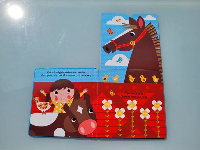 Livre animé 🐤 La Ferme 🐄 Des volets à soulever et des devinettes (72) - photo numéro 6