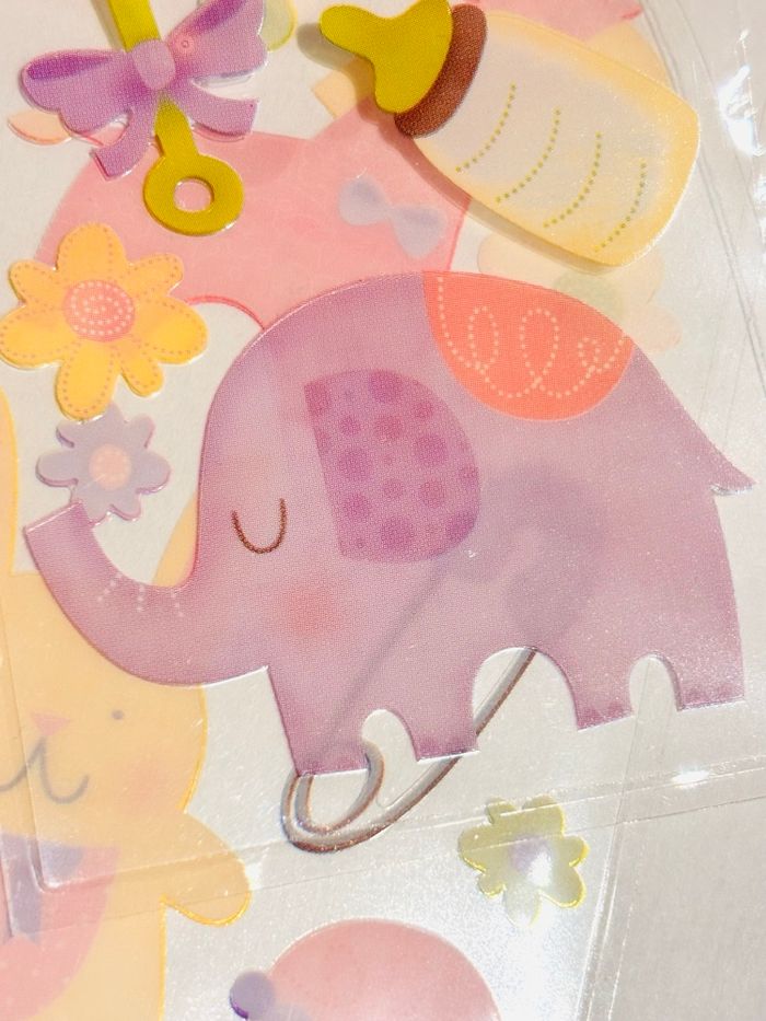 Lot 2 blisters autocollants transparents Karen Foster - photo numéro 6