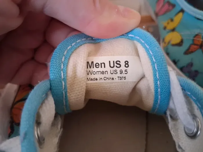 Baskets papillon taille men us 8  women us 9.5 - photo numéro 8