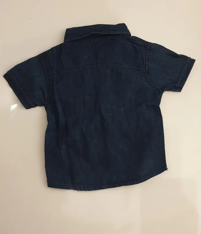 Chemise manche courte garçon 9 mois - photo numéro 3