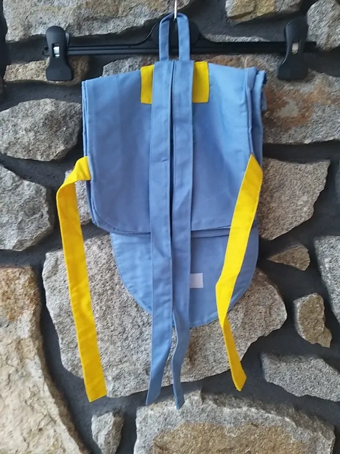 Sac à dos vache en tissu - photo numéro 3