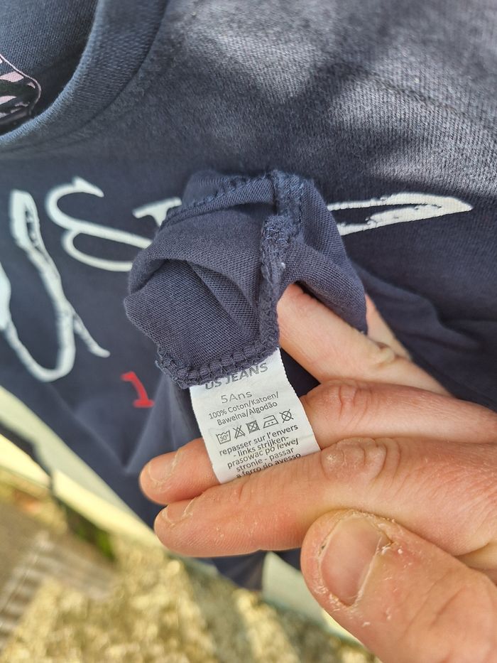 👚 T-shirt manches longues US Jeans 5 ans - photo numéro 5