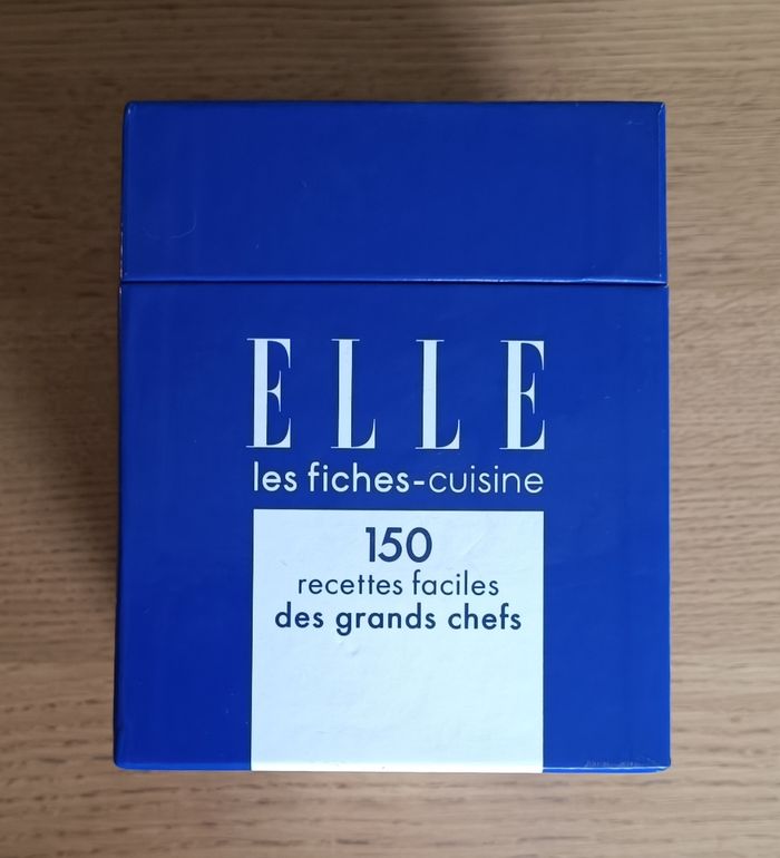 Coffret Elle " 150 recettes faciles des grands chefs " recette cuisine