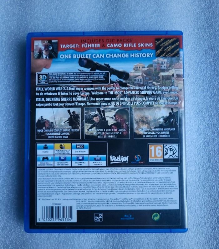 Sniper elite 4 sur ps4 - photo numéro 2