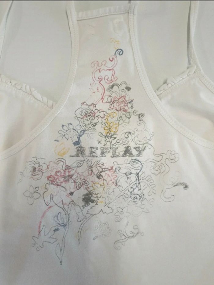 Top blanc Replay - photo numéro 7