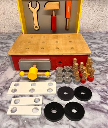 Établi de bricolage bois enfant Janod