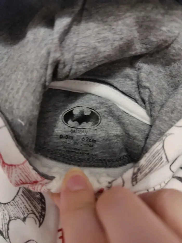 Combinaison 0-3mois batman - photo numéro 4
