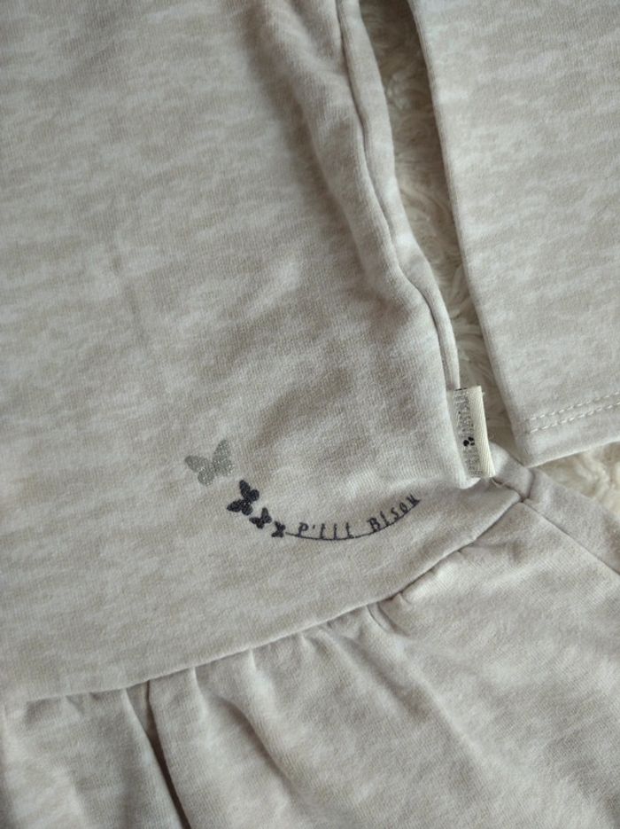 Robe manches longues Fille 12 mois Papillon P'tit bisou - photo numéro 6