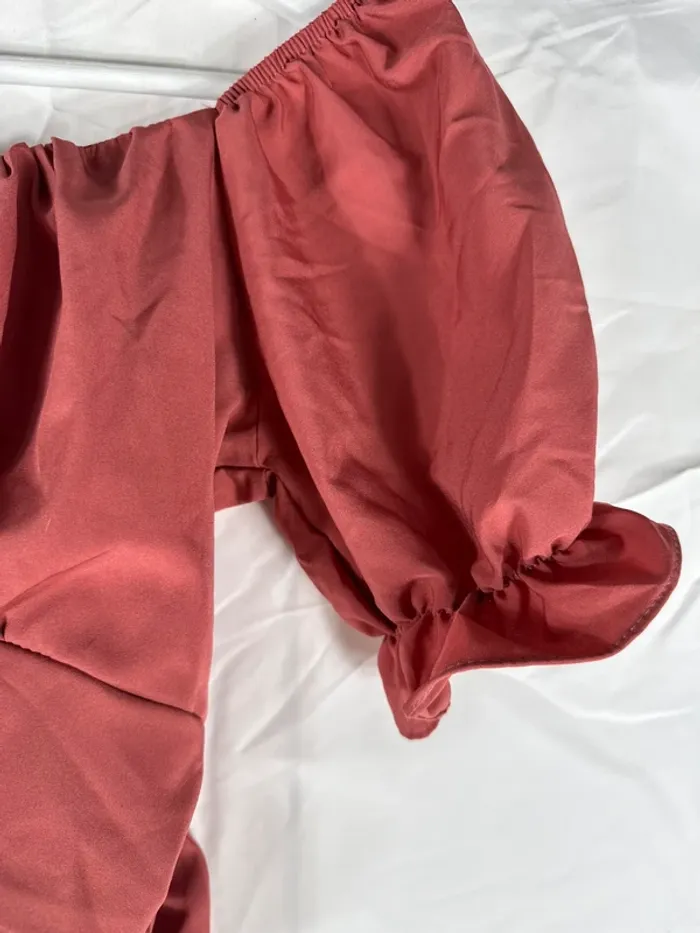 Haut rose AliExpress – Élégant avec son nœud à l’arrière pour un look ultra féminin - photo numéro 5