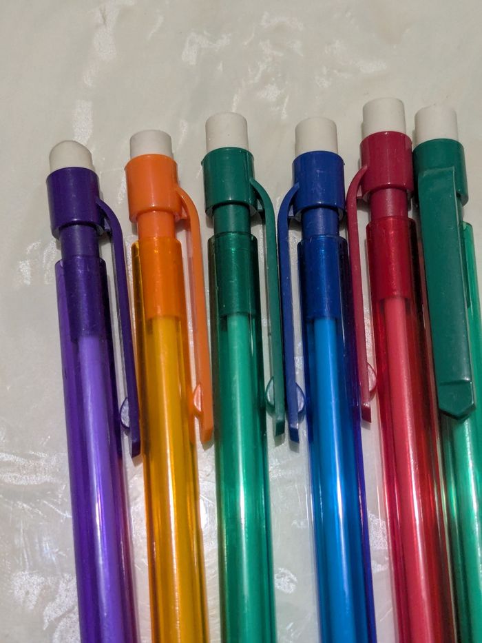 Lot de 6 porte-mines Cora. - photo numéro 2