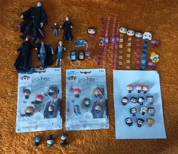 Gros lot objet et figurines Harry Potter