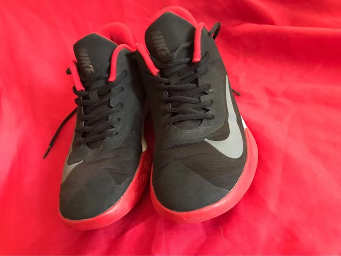 Baskets Nike précision 4 noir et rouge université taille 39 - photo numéro 17