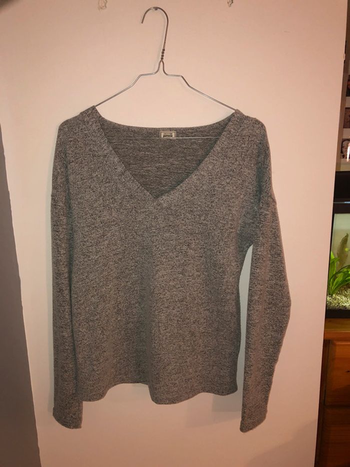 Pull gris - photo numéro 3