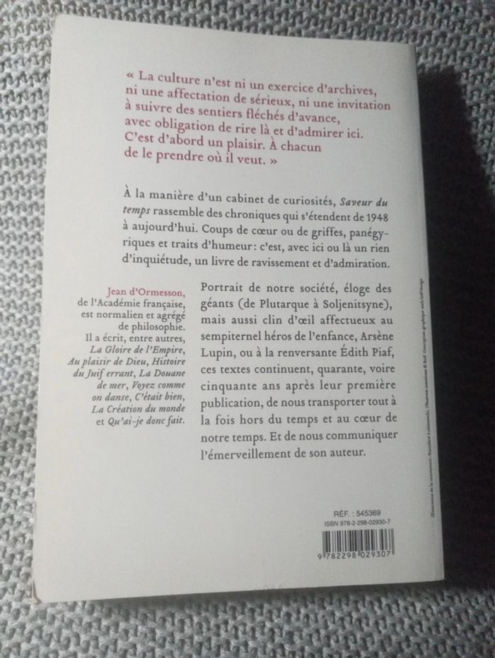 Jean d'Ormesson - Sauveur du temps - photo numéro 2