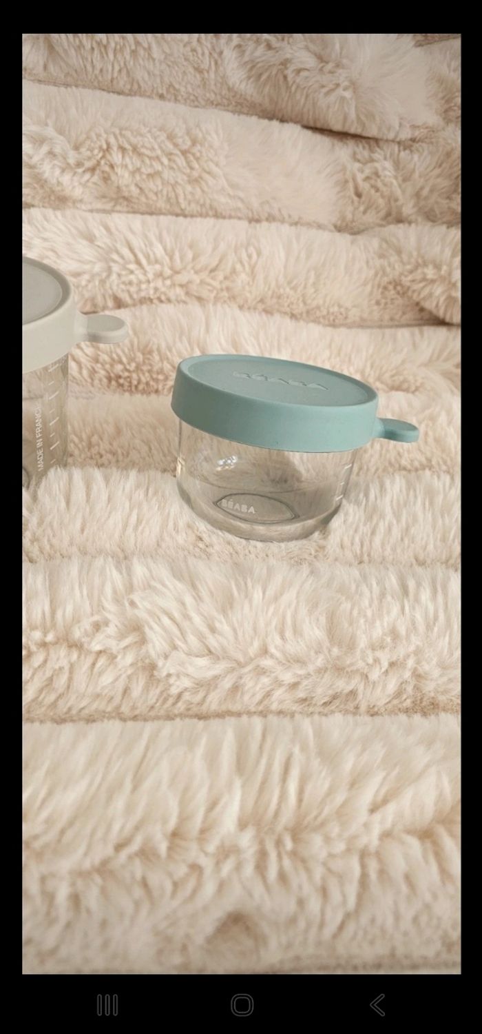 Lot de 3 pots en verre Béaba différents formats - photo numéro 5