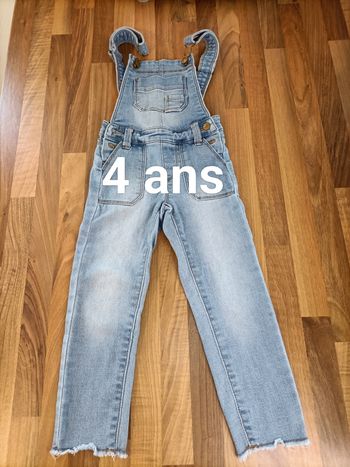 Salopette jean 4 ans Kiabi