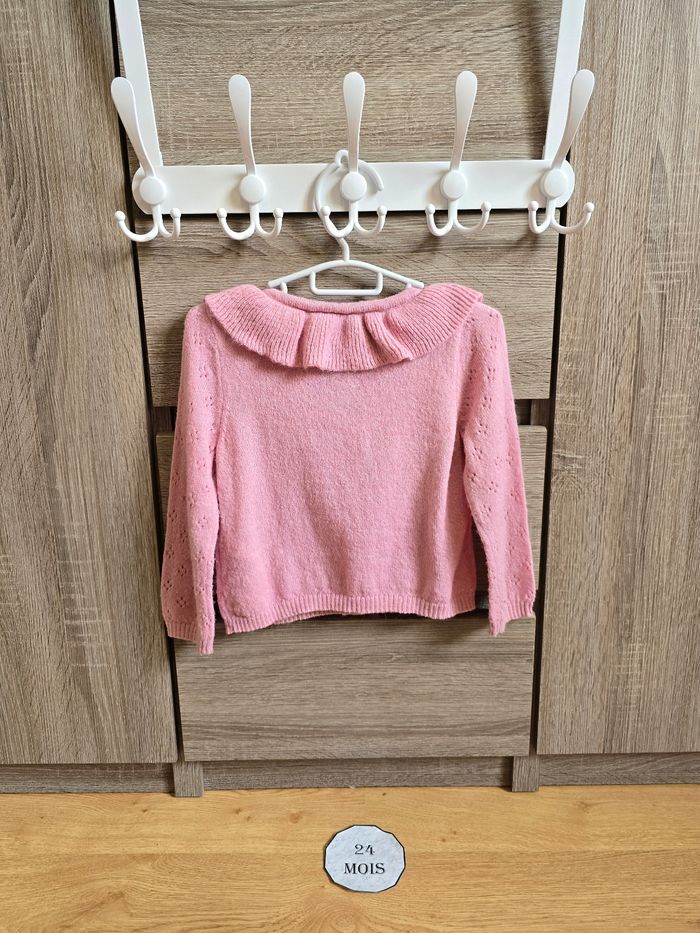 Vêtement Bébé Fille - Ensemble : Robe + Gilet + Collant - Sergent Major - 24 mois 86 cm - photo numéro 9