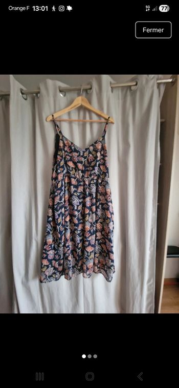 Robe légère multicolore