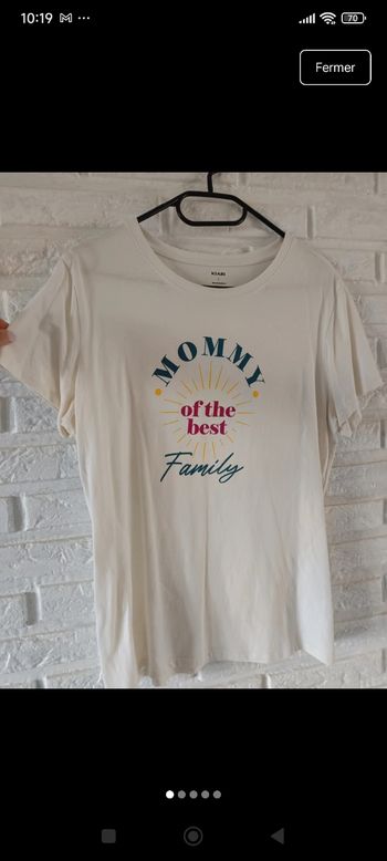 Tee short mom of family L