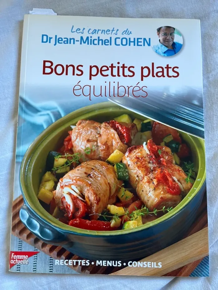 Livre de cuisine : bons petits plats équilibrés