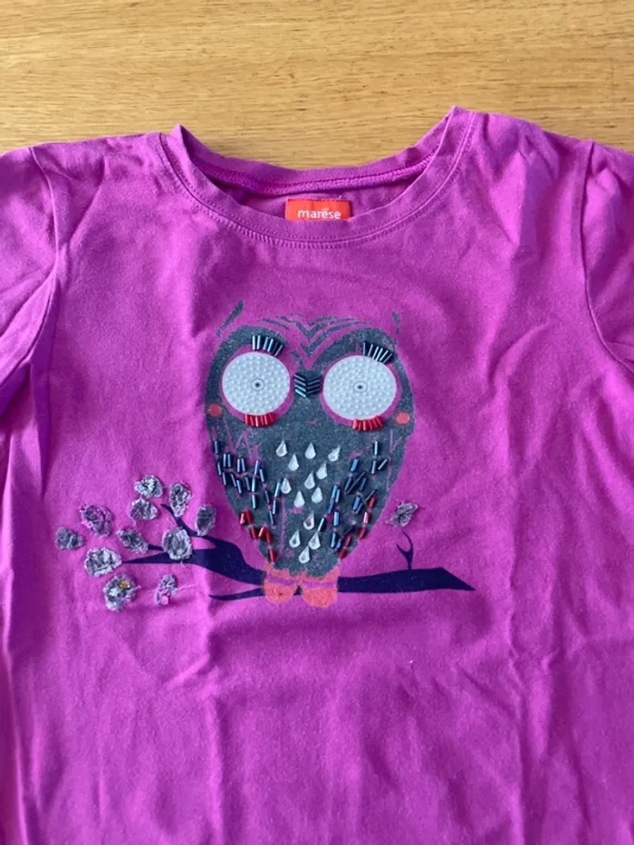 T-shirt fille 8 ans marese - photo numéro 2