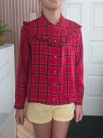 Chemise à carreaux tbe