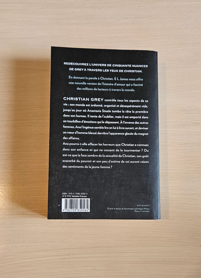 Livre Grey cinquante nuances de Grey par christian - photo numéro 2