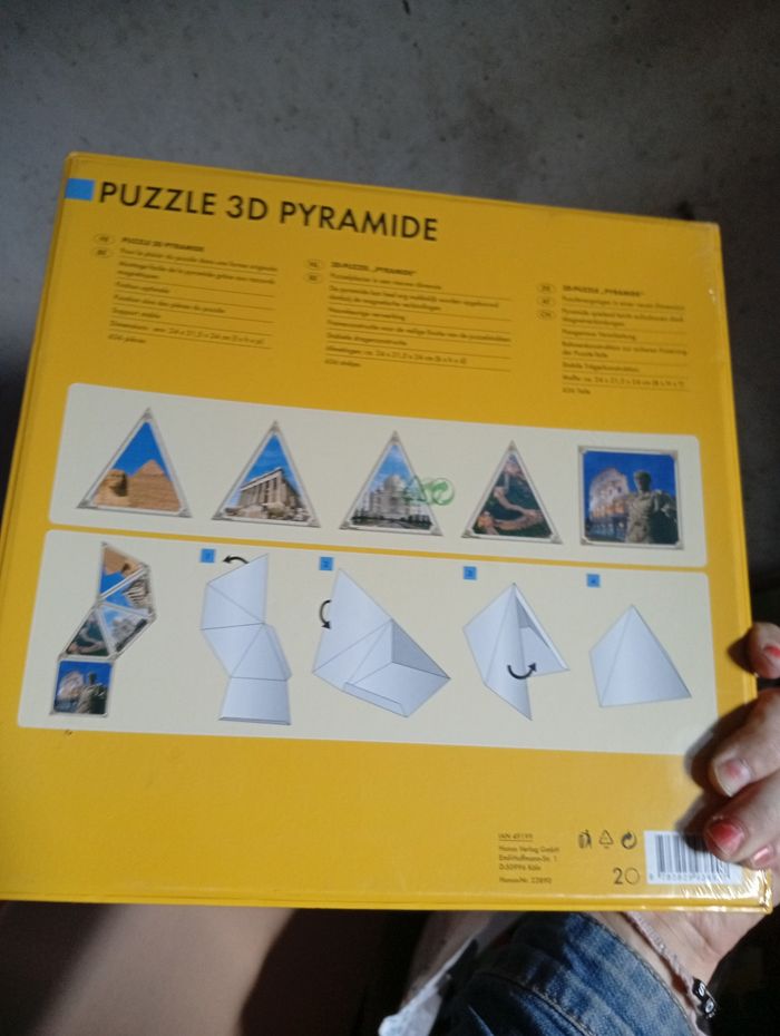 Puzzle 3d pyramide - photo numéro 2