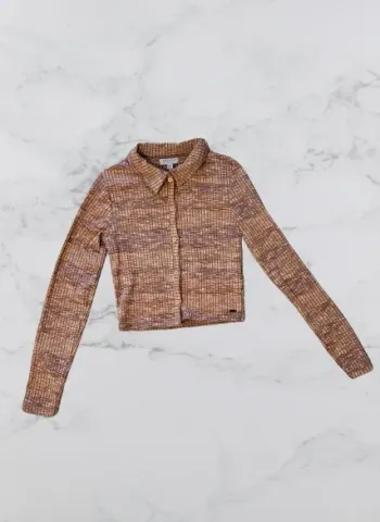 cardigan léger crop pull and bear