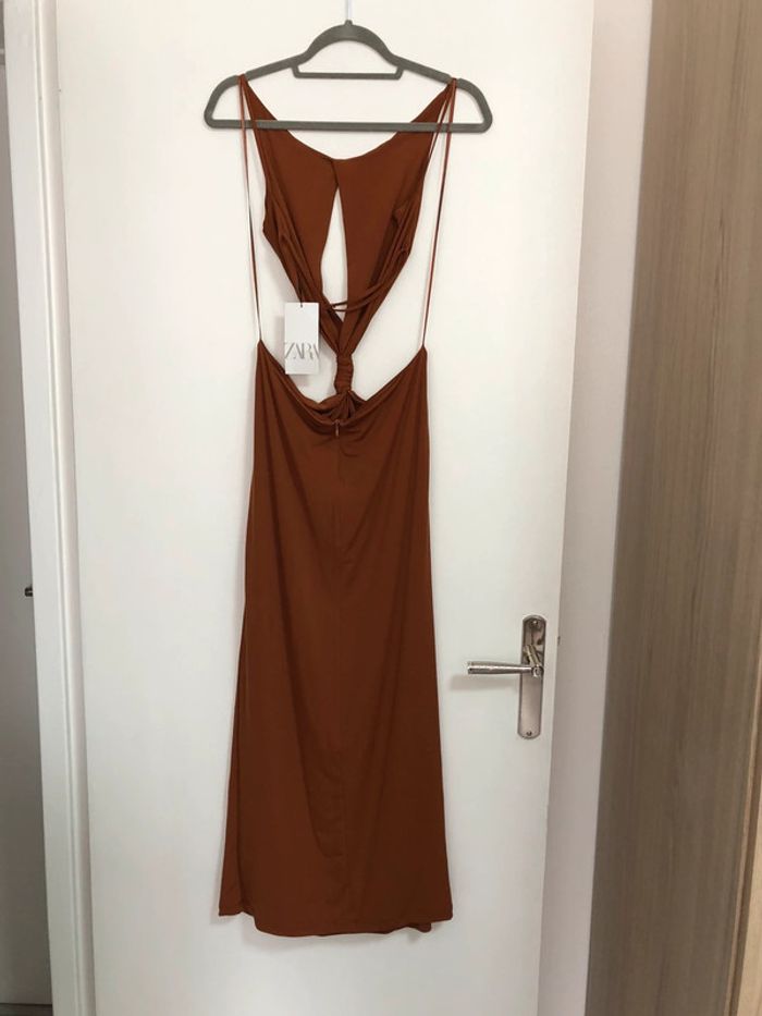 Superbe belle robe longue Zara neuve avec étiquette taille M - photo numéro 5