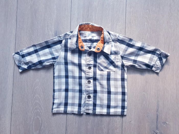Chemise manche longue. Garçon 3 mois. Marque Kitchoun