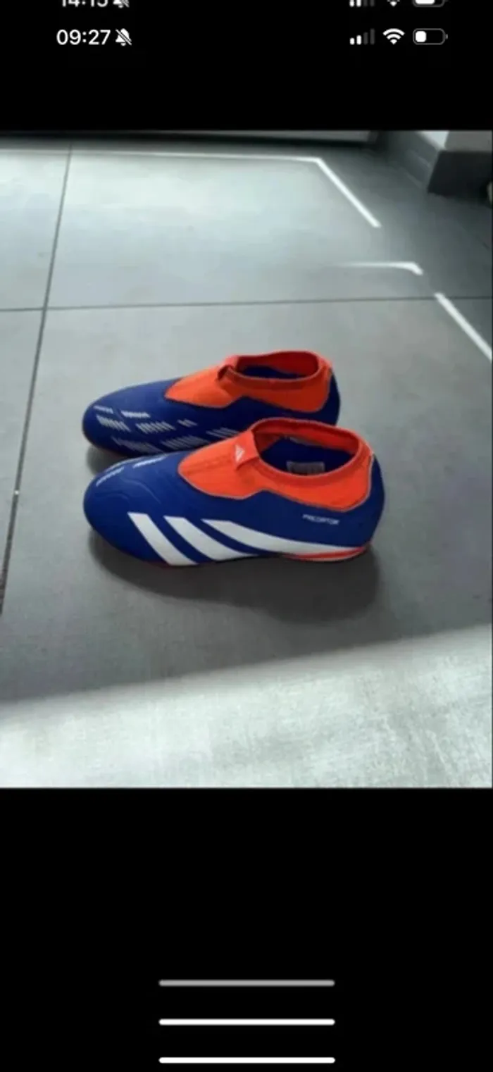 Chaussure de foot t30 adidas predator - photo numéro 4