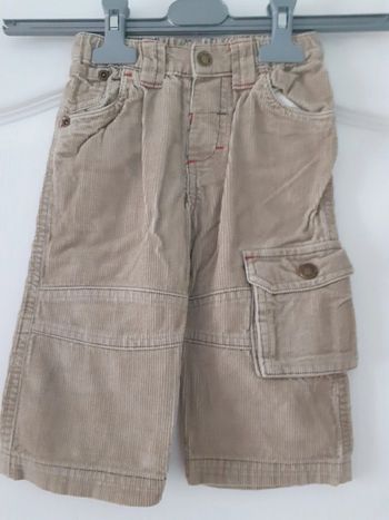 Pantalon velours garçon 1 an