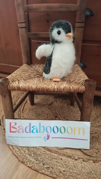 Peluche pingouin boulgom tbe vintage