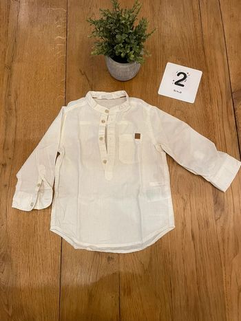 Chemise mégère manches longues h&m 24 mois