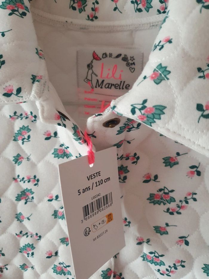 Veste fillette matelassée 5 ans Lili Marelle - photo numéro 4