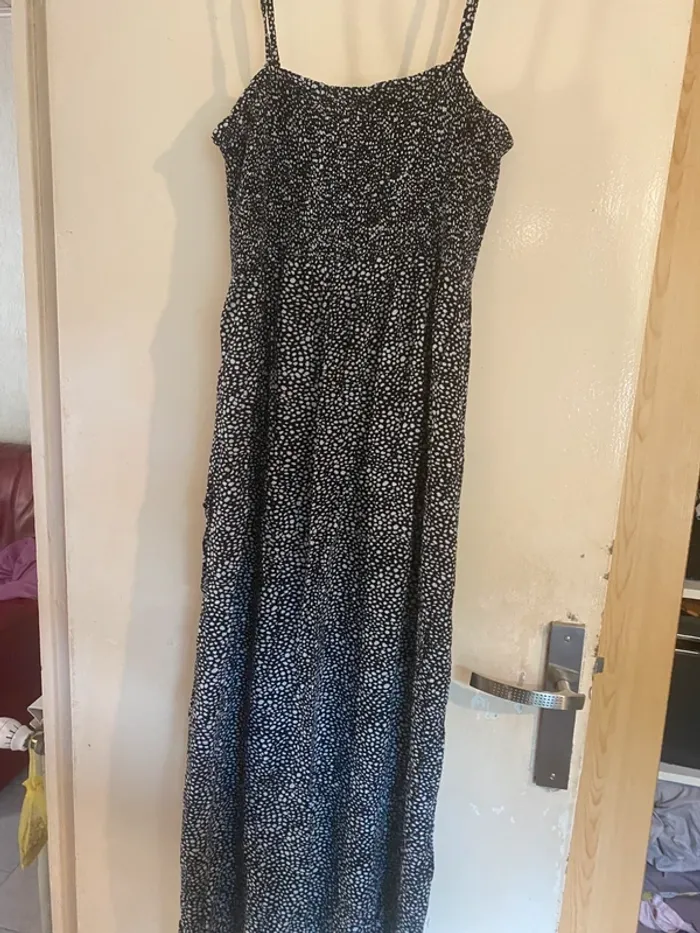 Robe longue smokée