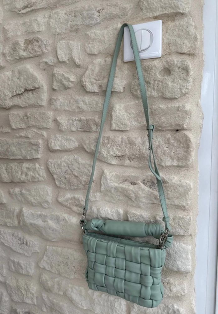 Sac bandoulière vert émeraude MANGO - 10 € - photo numéro 5