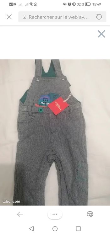 Salopette 9 mois