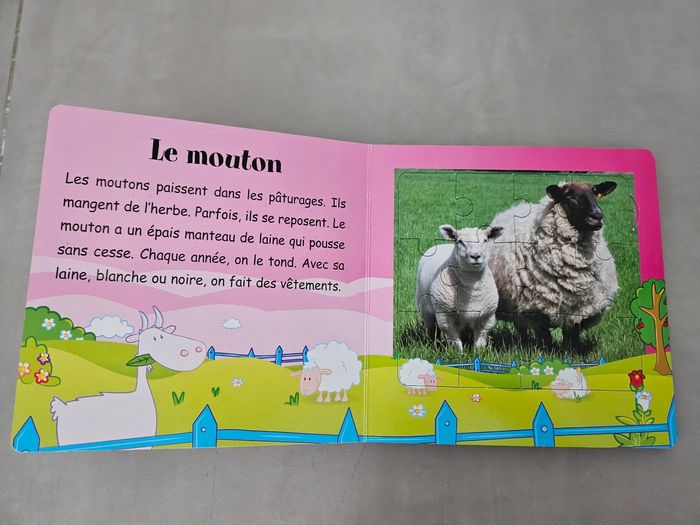 Mon premier livre puzzle Les animaux de la ferme - photo numéro 3
