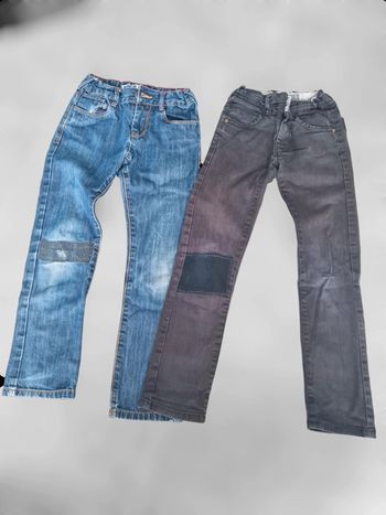 Lot 2 jeans rapiècés