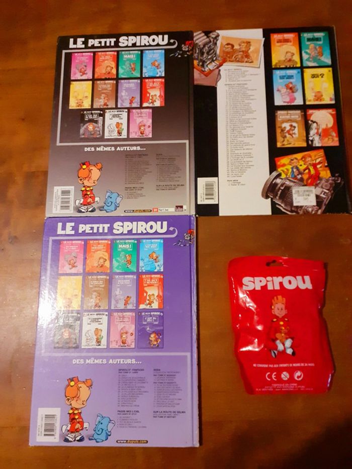 Spirou - 3 BD + 1 jeu de construction (mini briques) - photo numéro 2