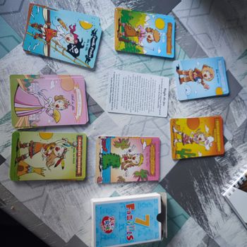 Jeu de 7 familles rik et rok quasi neuf