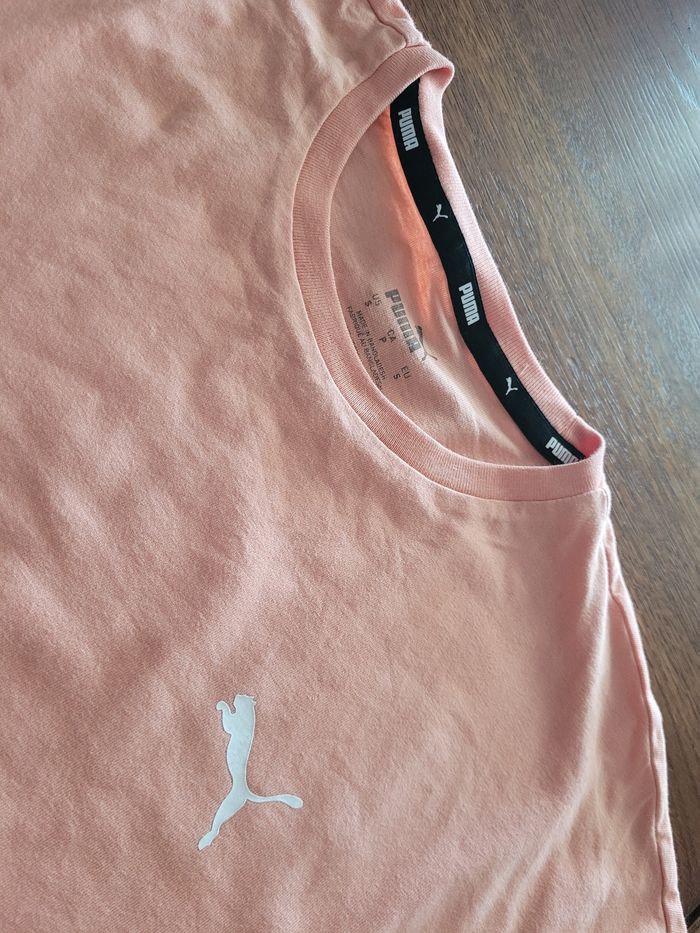 T shirt abricot puma S - photo numéro 2