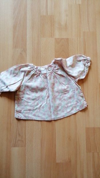 Blouse rose pâle taille 56