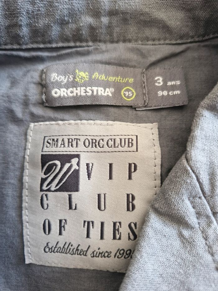 Ensemble enfant 3 ans Orchestra Lin Coton Blazer Pantalon - photo numéro 4