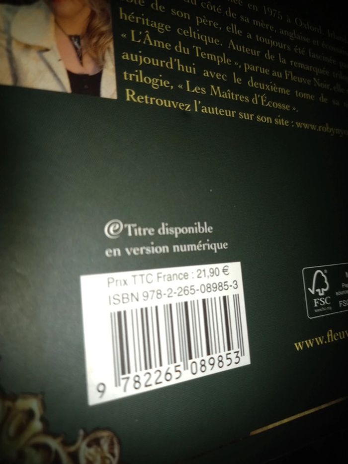 Livre les maitres d'écosse - photo numéro 5